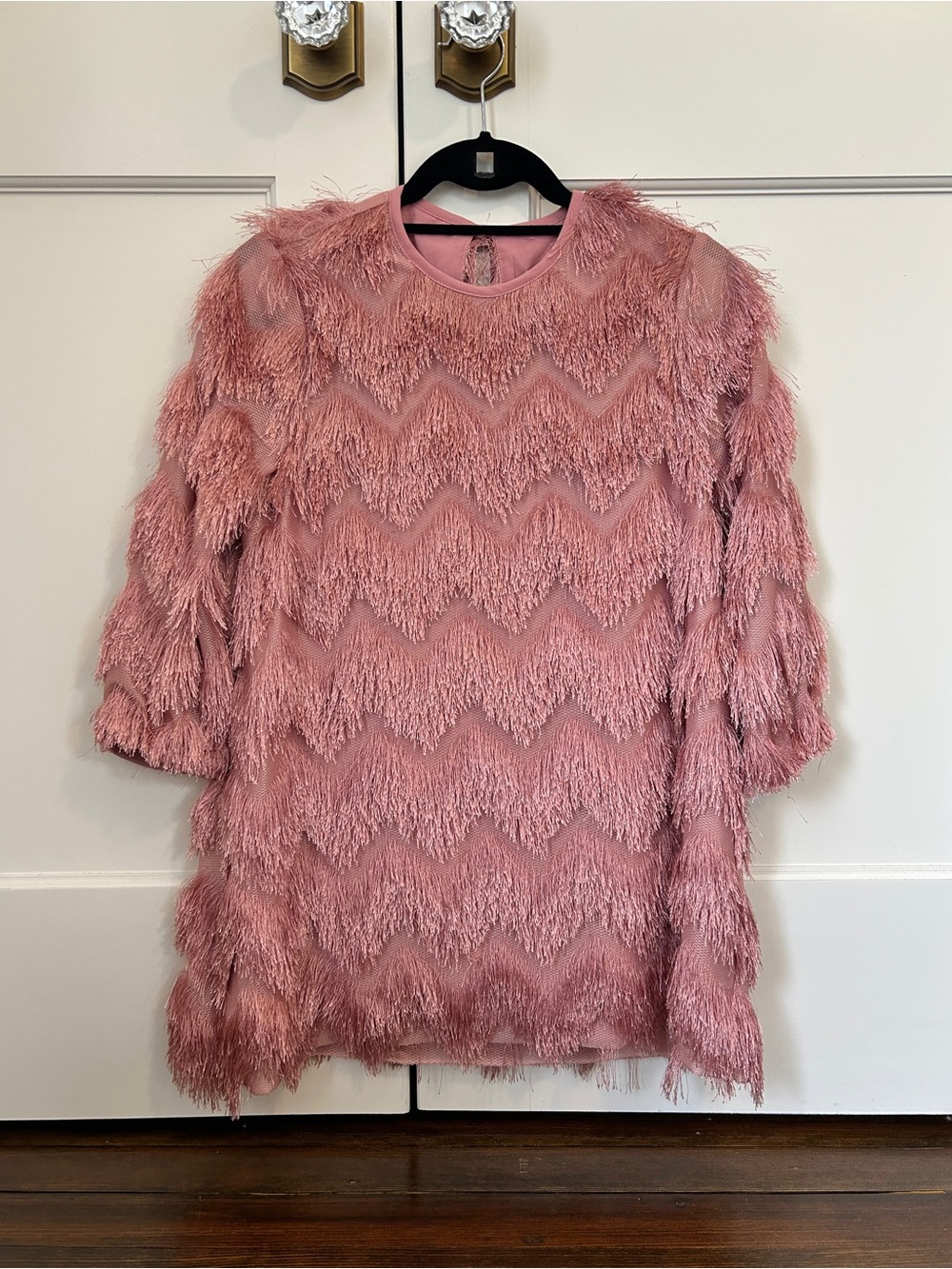 Anthropologie Hutch Fringed Dress - XXS Petite